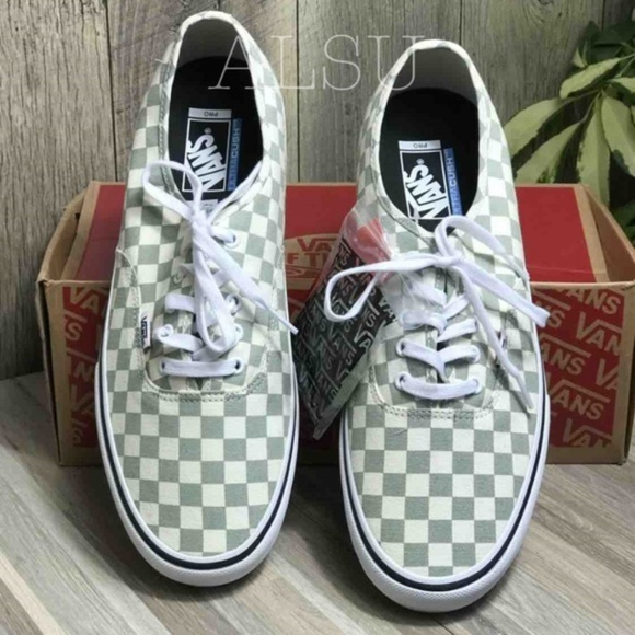 VANS Authentic Pro Checkerboard Desert Sage - Picture 3 of 7